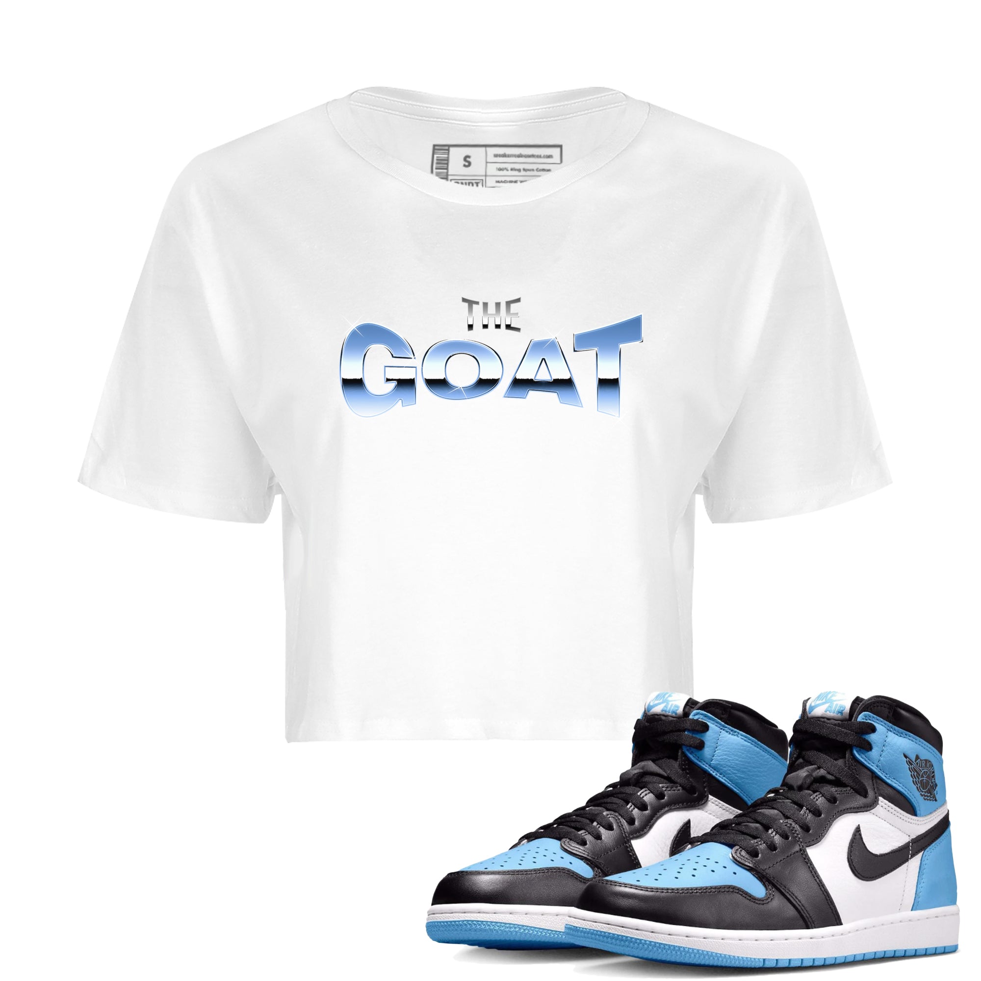 The GOAT Women's Tops - Air Jordan 1 UNC Toe