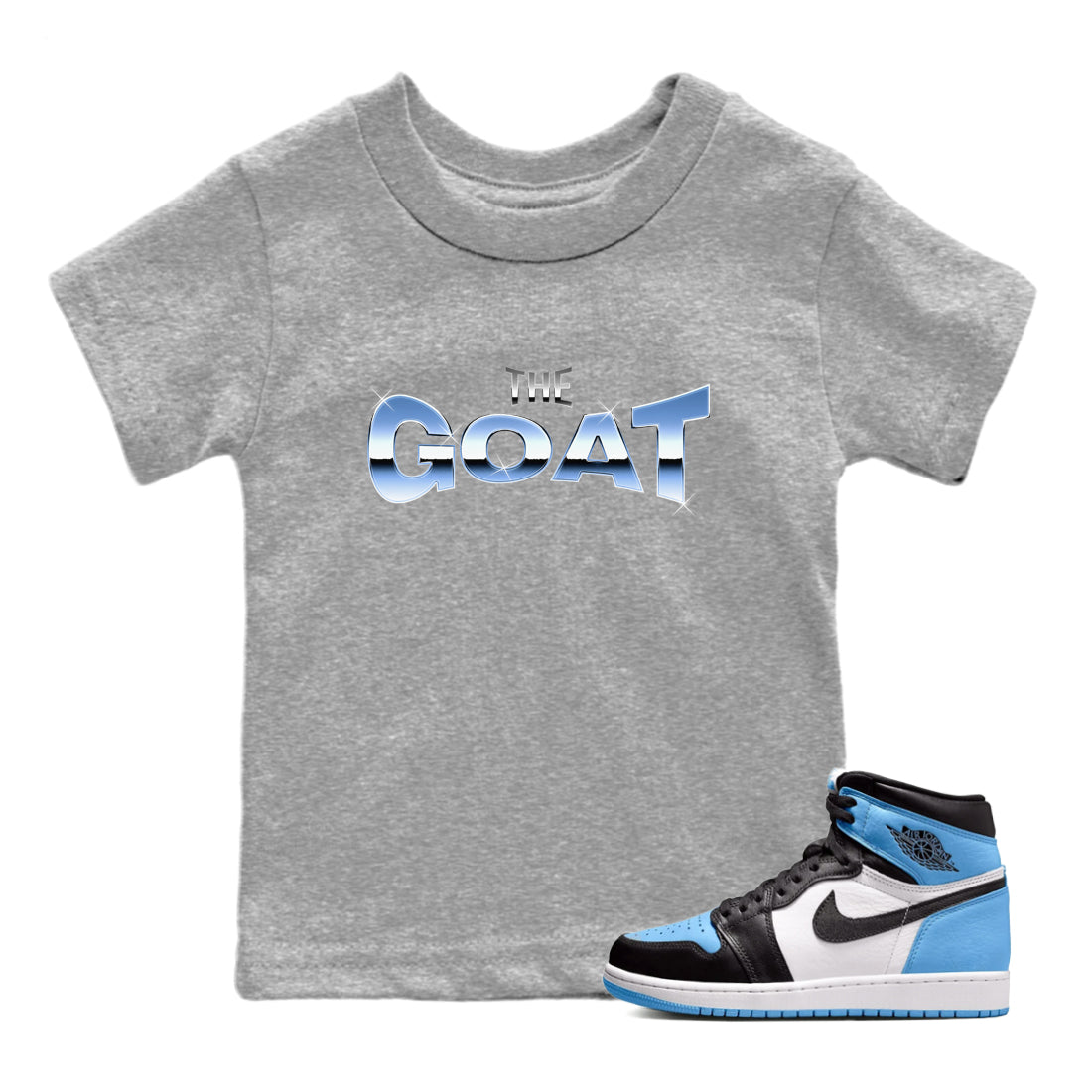 The GOAT Kids Tops - Air Jordan 1 UNC Toe