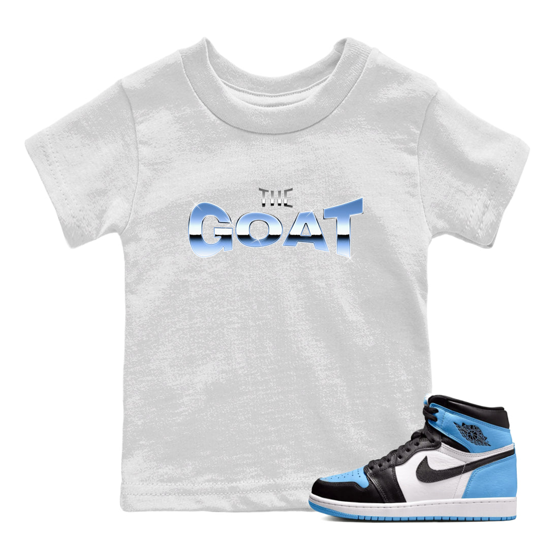 The GOAT Kids Tops - Air Jordan 1 UNC Toe
