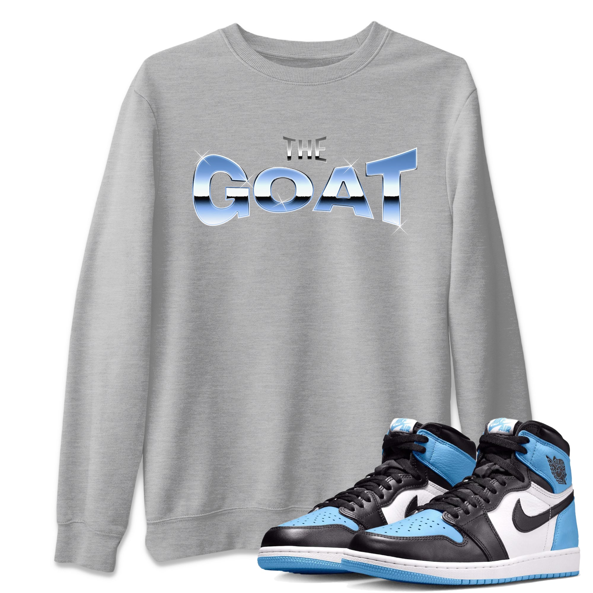 The GOAT Unisex Tops - Air Jordan 1 UNC Toe