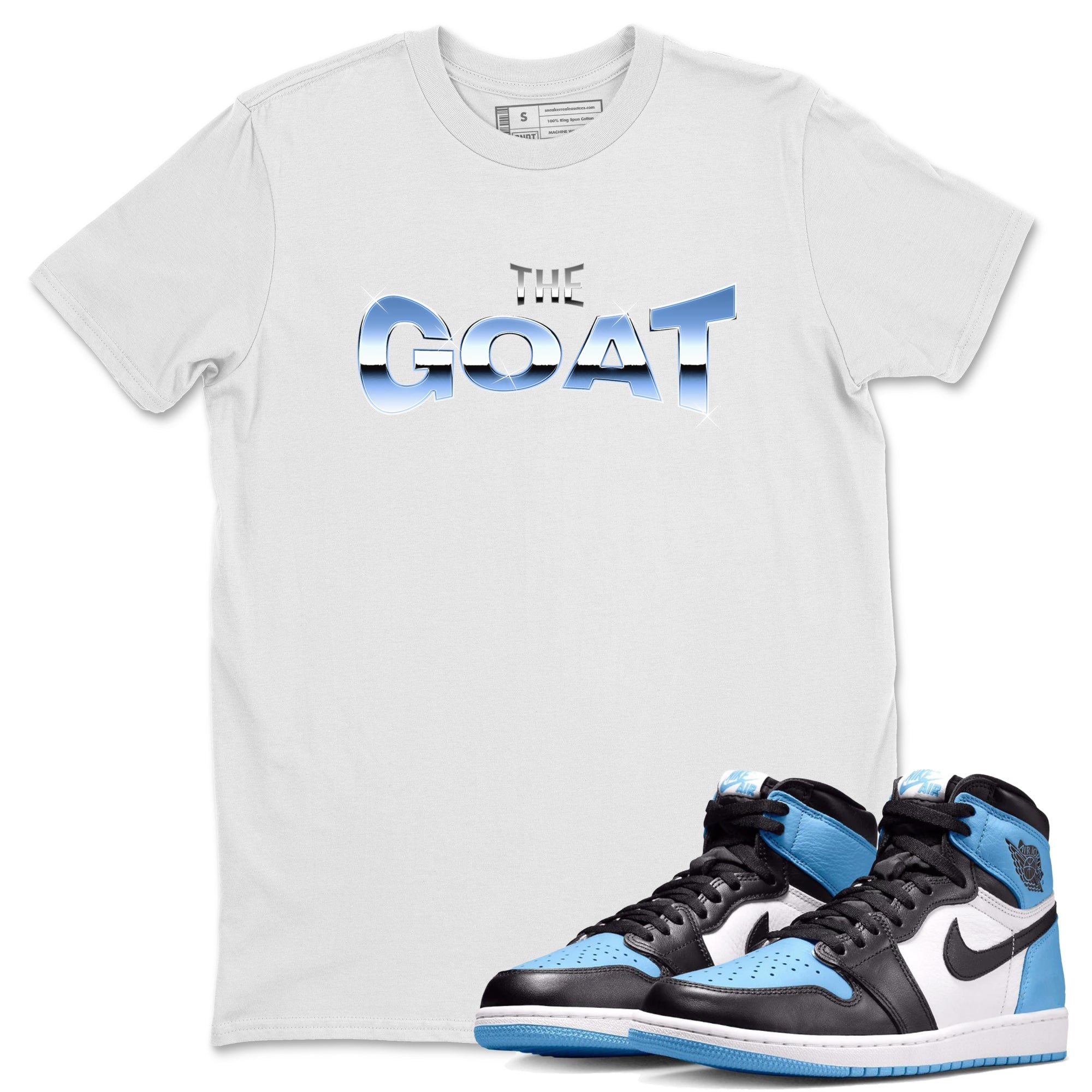 The GOAT Unisex Tops - Air Jordan 1 UNC Toe