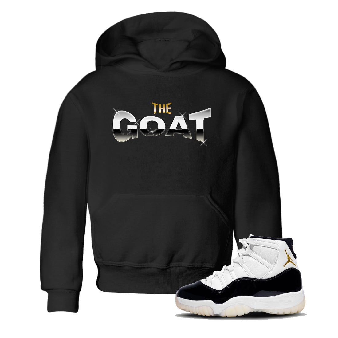 The Goat snkmatch Tee Kids - Air Jordan 11 Gratitude
