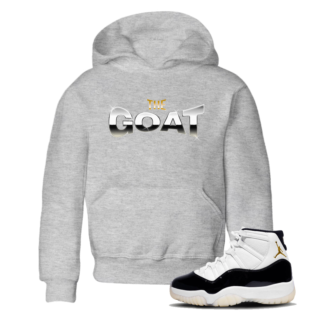 The Goat snkmatch Tee Kids - Air Jordan 11 Gratitude