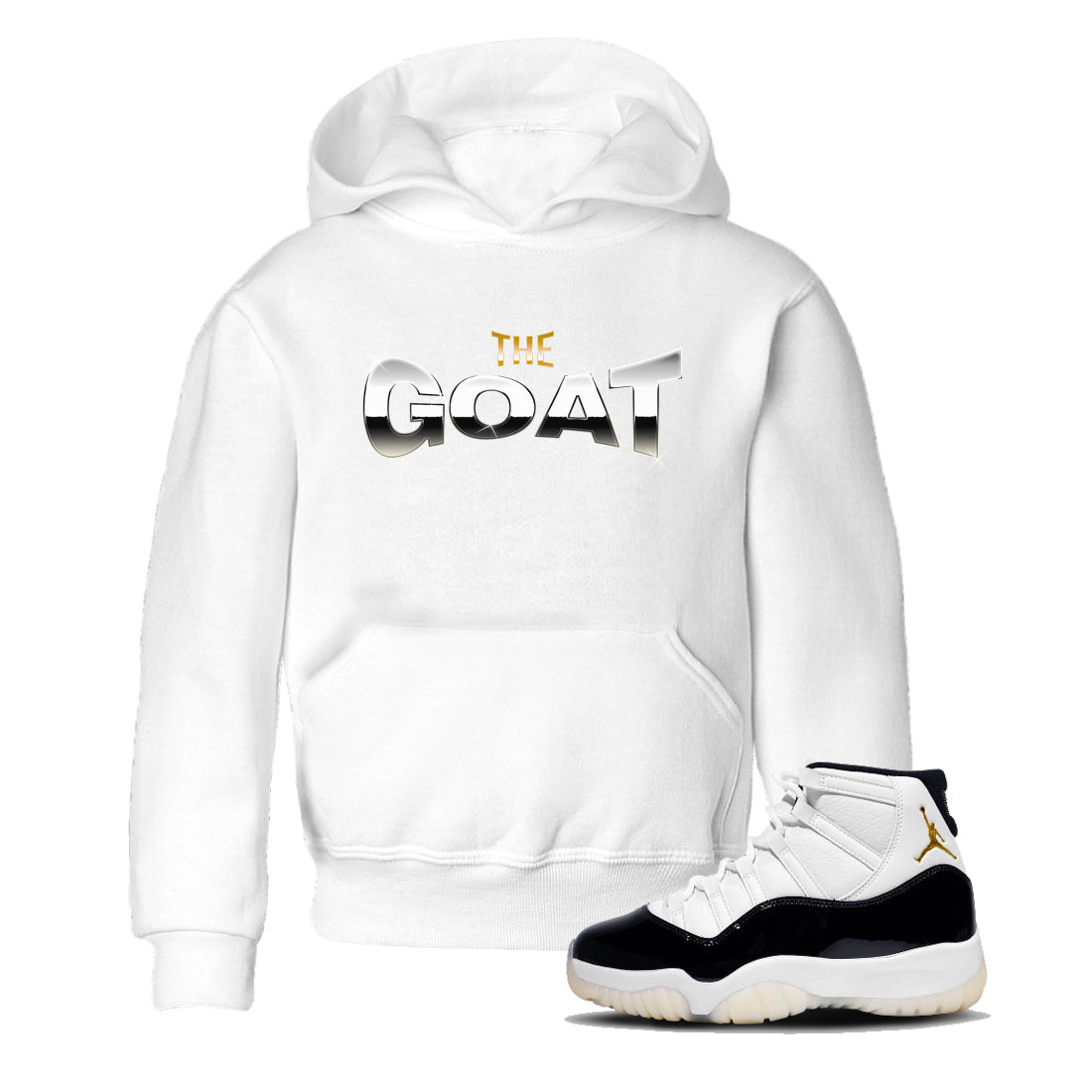 The Goat snkmatch Tee Kids - Air Jordan 11 Gratitude