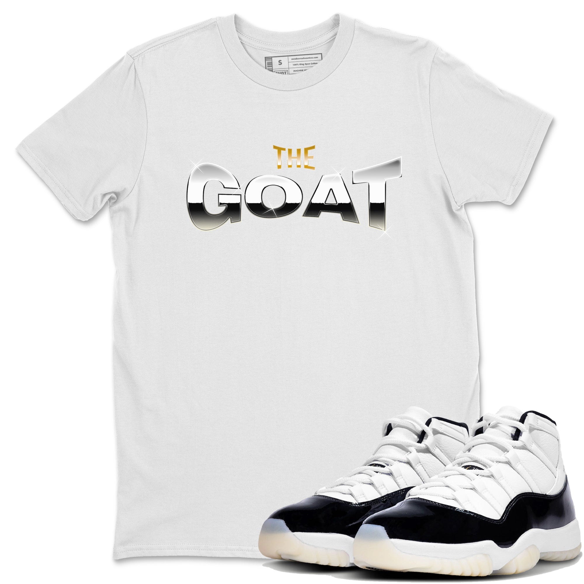 The Goat snkmatch Tee - Air Jordan 11 Gratitude
