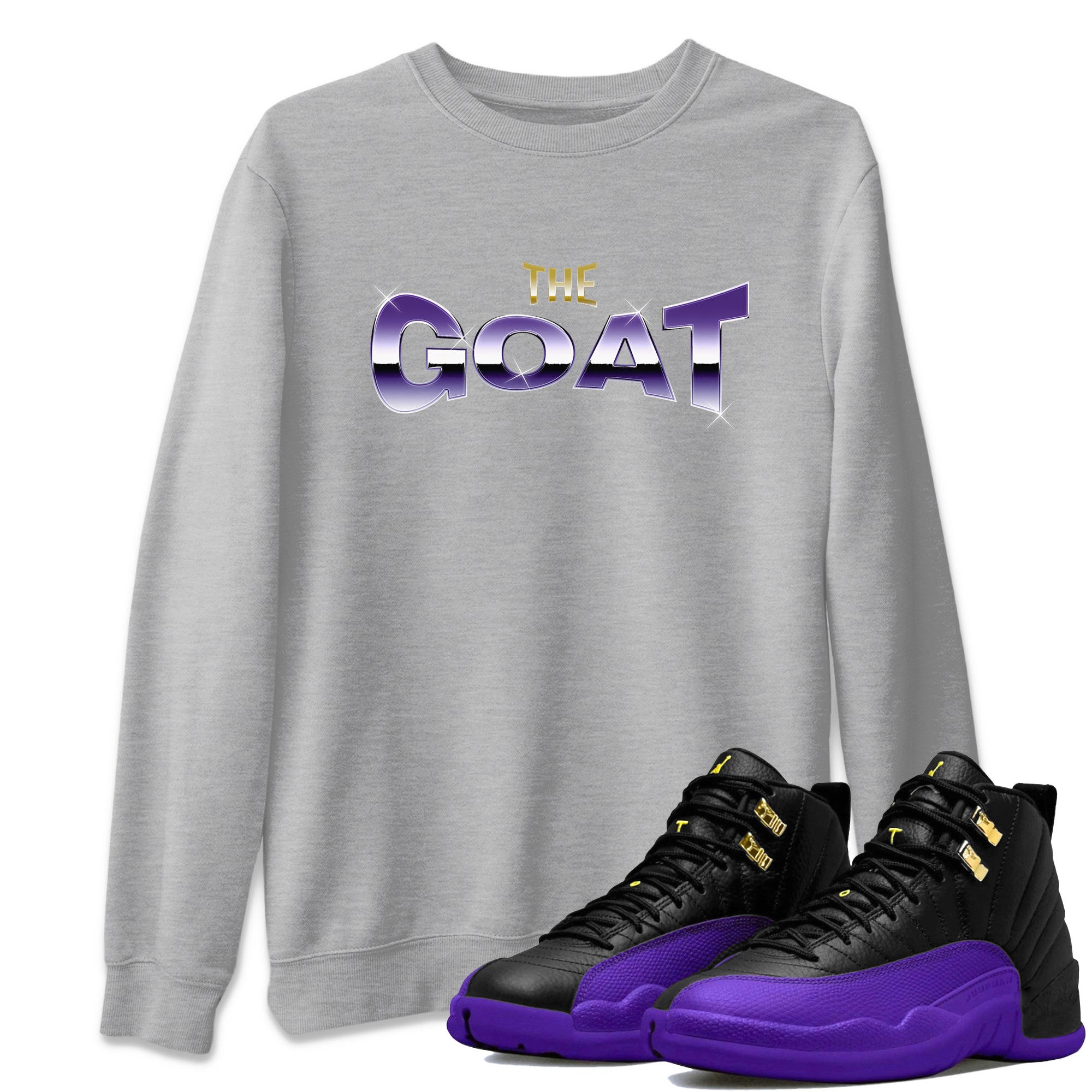 The Goat Unisex Tops - Air Jordan 12 Field Purple