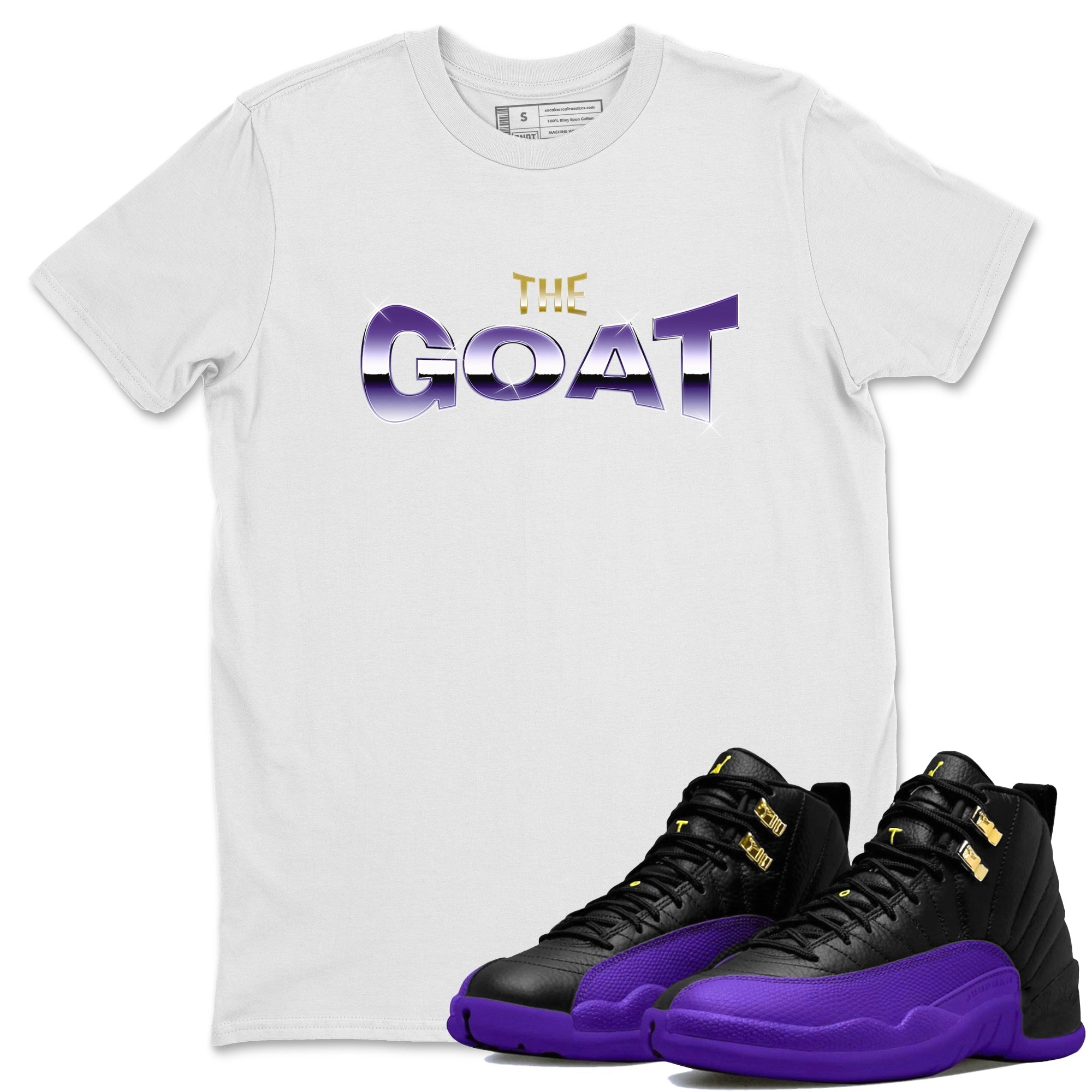 The Goat Unisex Tops - Air Jordan 12 Field Purple