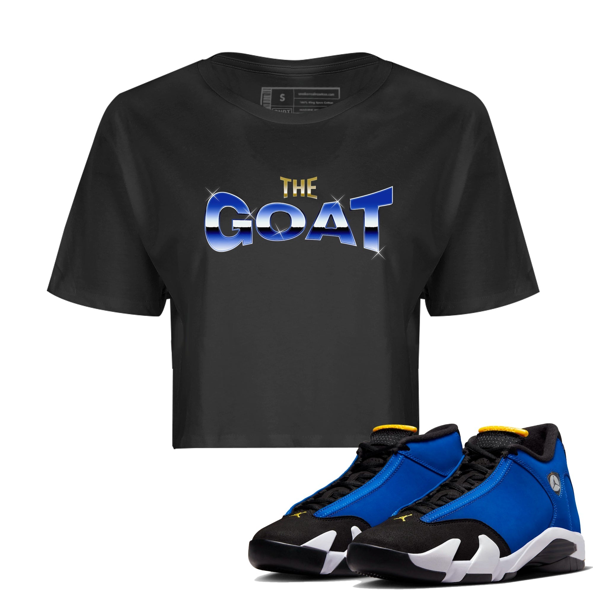 The Goat Women's Tops - Air Jordan 14 Laney