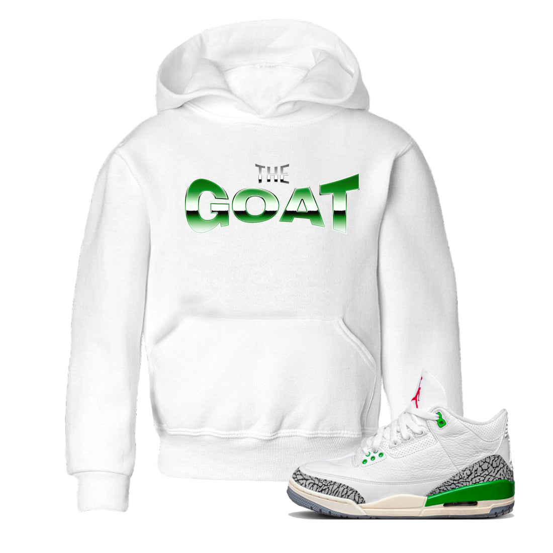 The GOAT Kids Tops - Air Jordan 3 Lucky Green