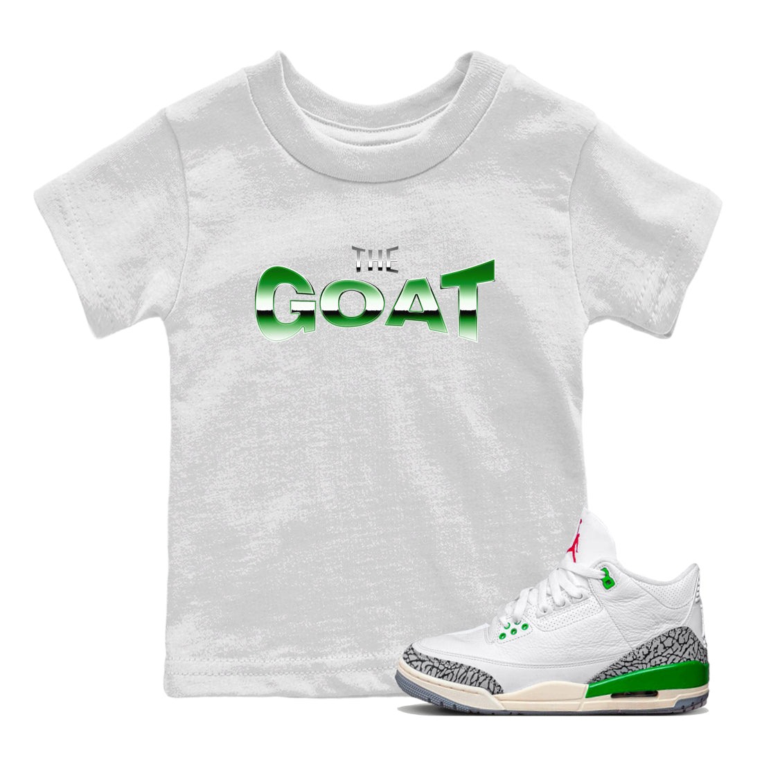 The GOAT Kids Tops - Air Jordan 3 Lucky Green