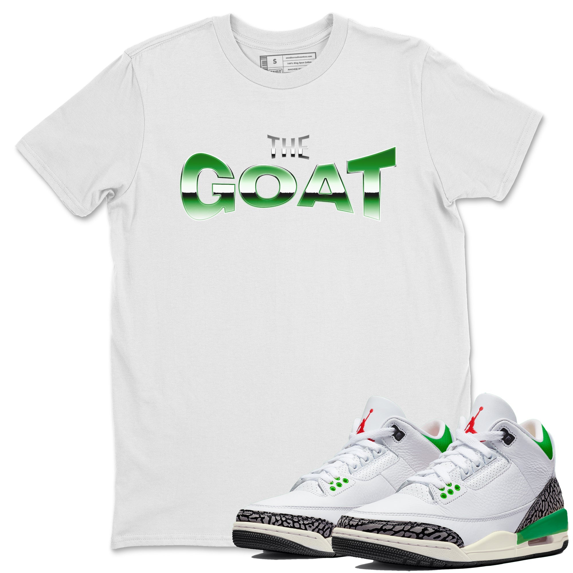The GOAT Unisex Tops - Air Jordan 3 Lucky Green
