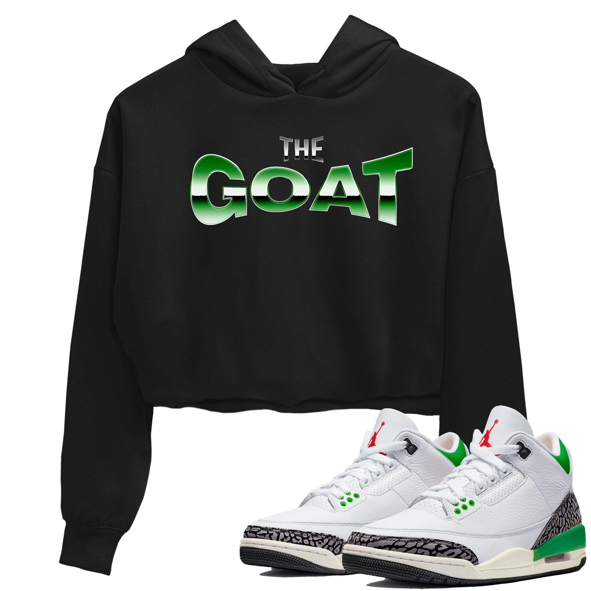 The GOAT Women's Tops - Air Jordan 3 Lucky Green