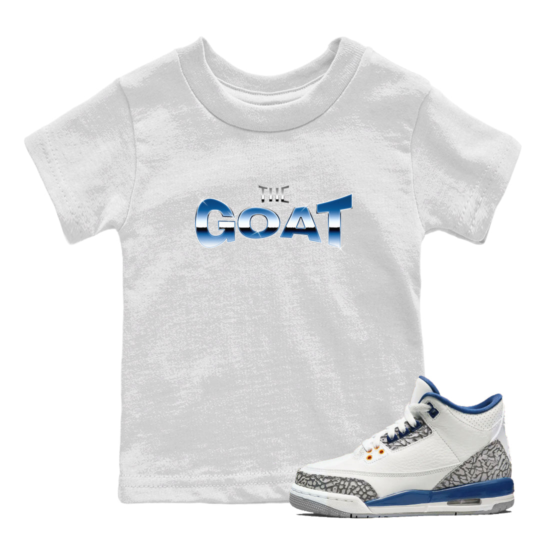 The Goat Kids Tops - Air Jordan 3 Wizards
