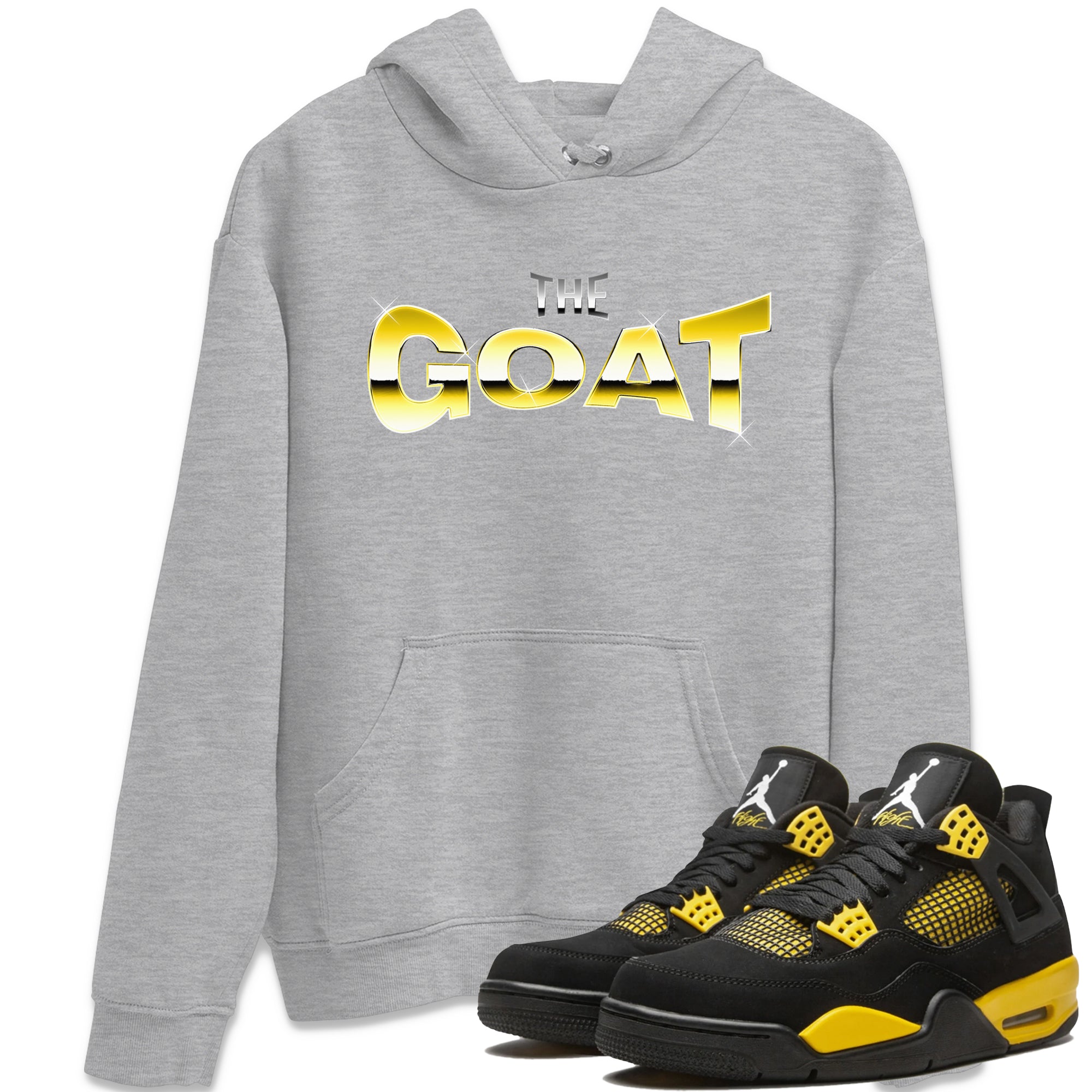 The Goat Unisex Tops - Air Jordan 4 Thunder