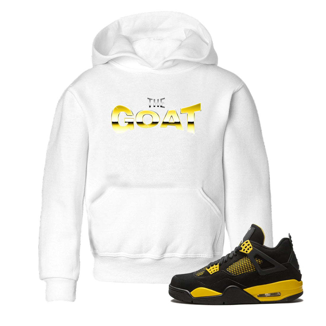 The Goat Kids Tops - Air Jordan 4 Thunder