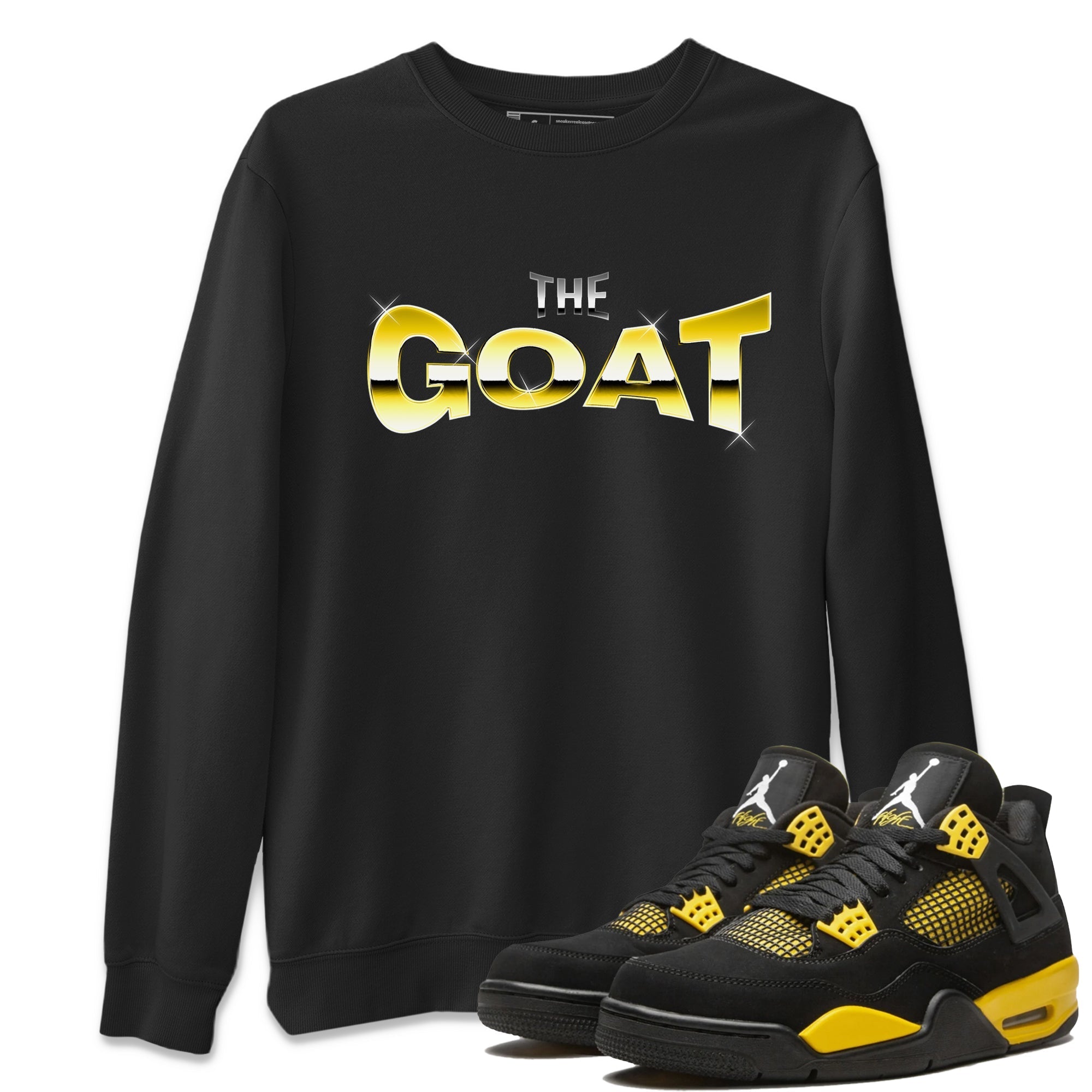 The Goat Unisex Tops - Air Jordan 4 Thunder