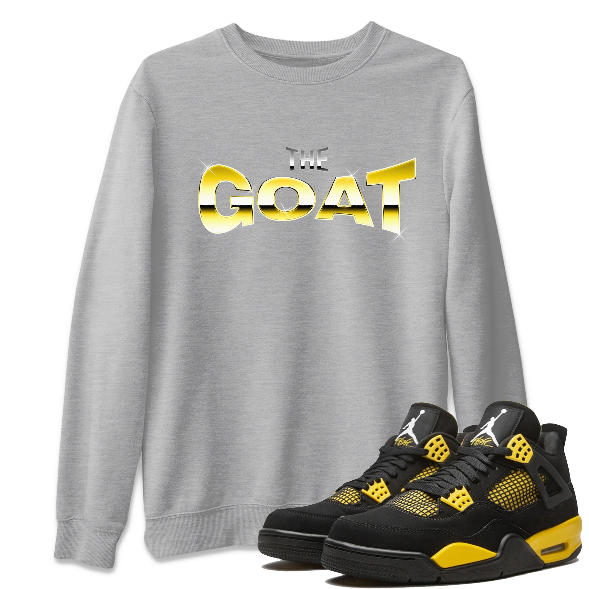 The Goat Unisex Tops - Air Jordan 4 Thunder