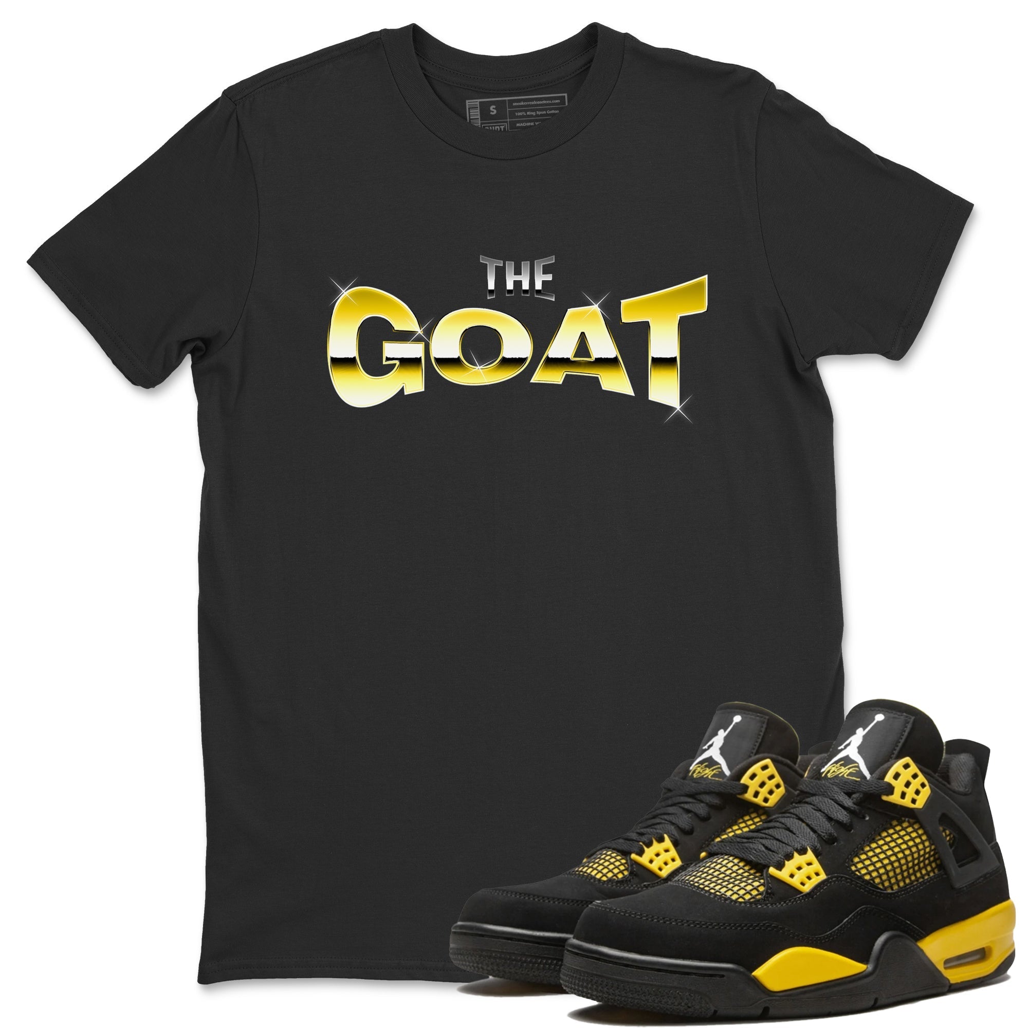 The Goat Unisex Tops - Air Jordan 4 Thunder