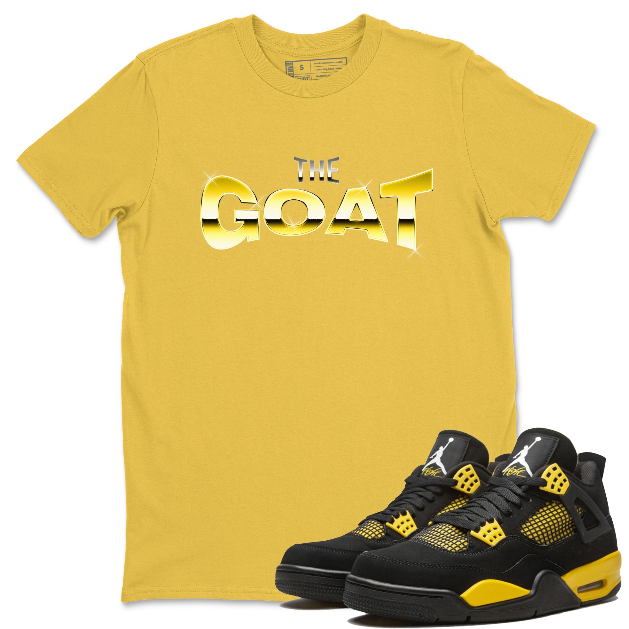 The Goat Unisex Tops - Air Jordan 4 Thunder