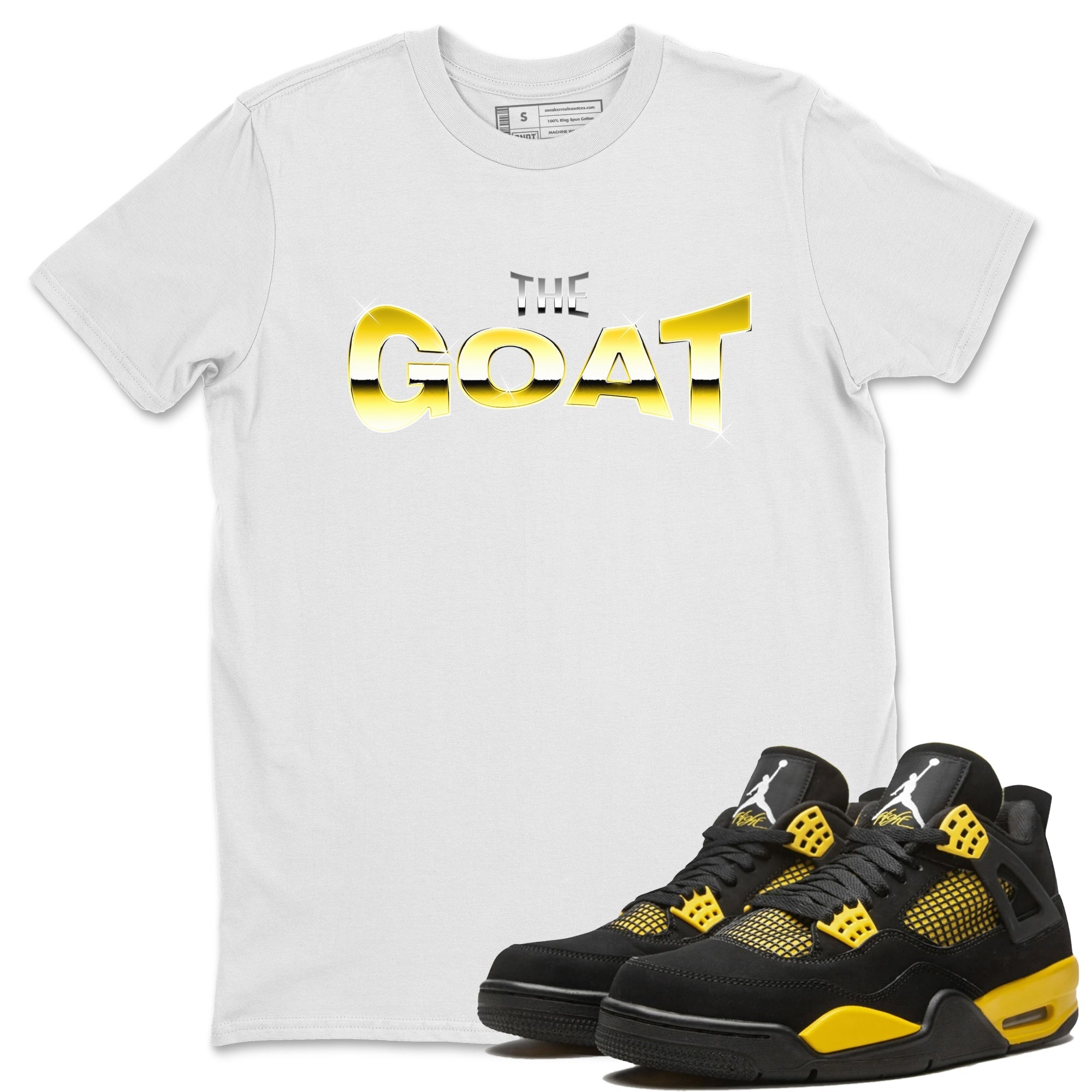 The Goat Unisex Tops - Air Jordan 4 Thunder