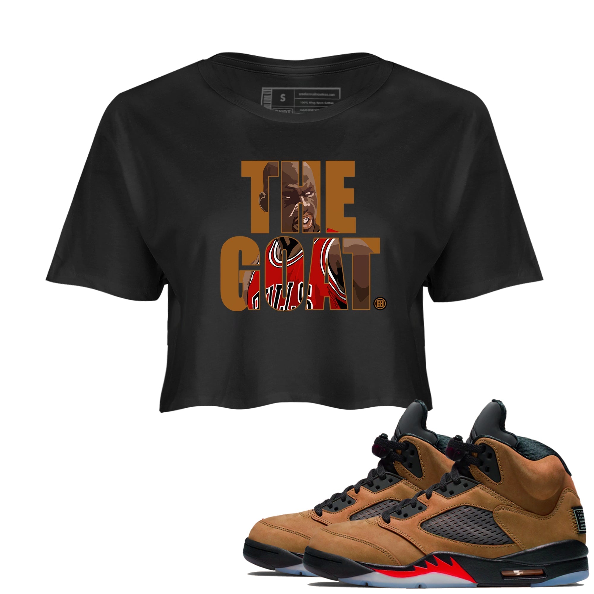 The Goat snkmatch Women's Top - Air Jordan 5 Archaeo Brown
