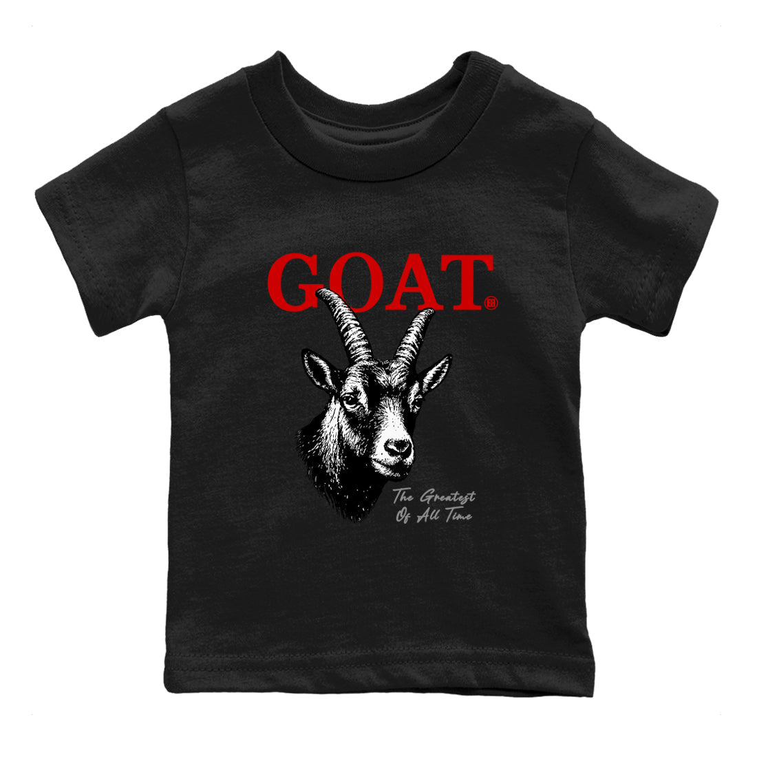 The Greatest Of All Time snkmatch Tees Kids - Air Jordan 4 White Cement
