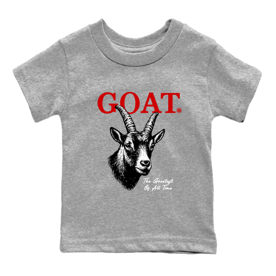 The Greatest Of All Time snkmatch Tees Kids - Air Jordan 4 White Cement