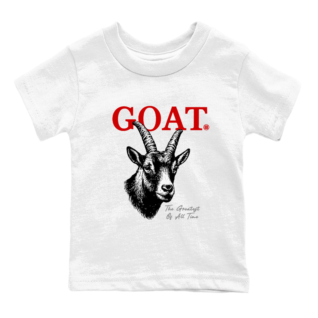 The Greatest Of All Time snkmatch Tees Kids - Air Jordan 4 White Cement