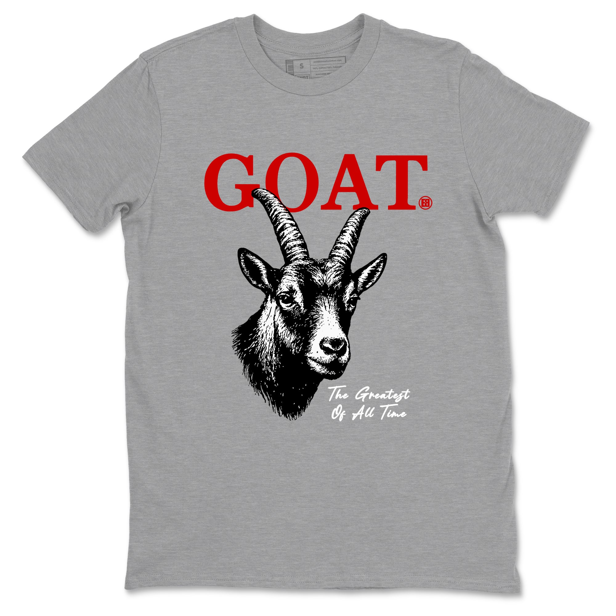 The Greatest Of All Time snkmatch Tees - Air Jordan 4 White Cement