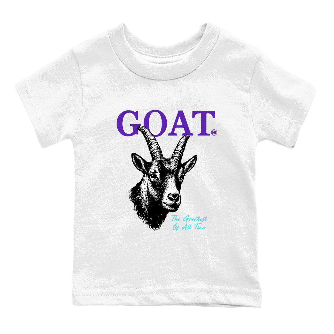 The Greatest Of All Time snkmatch Tees Kids - Air Jordan 5 Grape