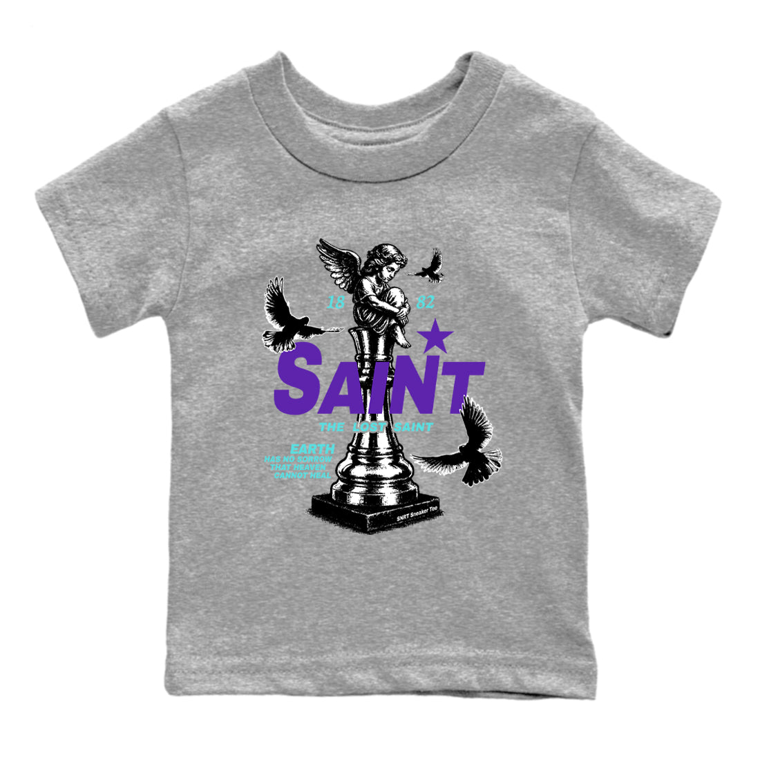 The Lost Saint snkmatch Tees Kids - Air Jordan 5 Grape