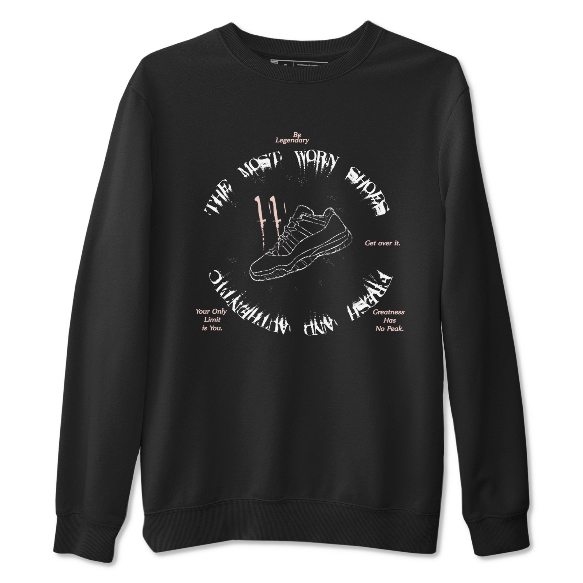 The Most Worn Shoes snkmatch Tees - Air Jordan 11 Legend Pink
