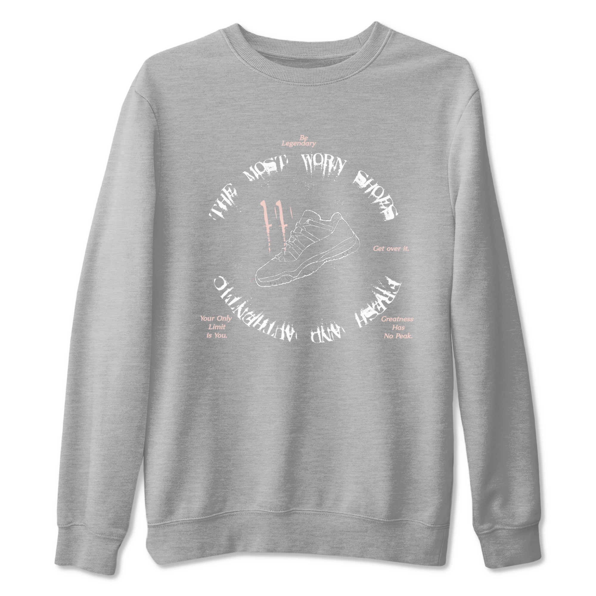The Most Worn Shoes snkmatch Tees - Air Jordan 11 Legend Pink