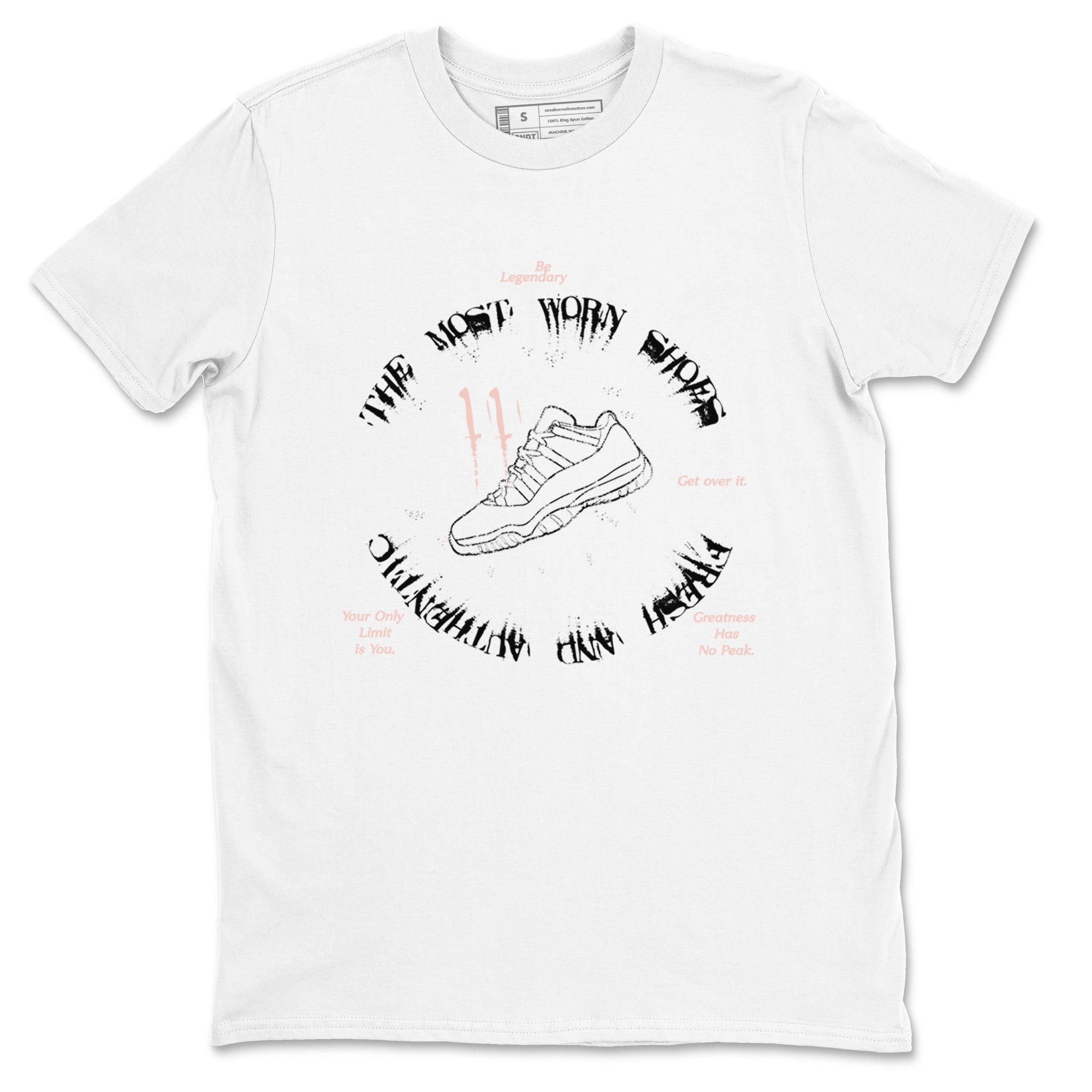 The Most Worn Shoes snkmatch Tees - Air Jordan 11 Legend Pink