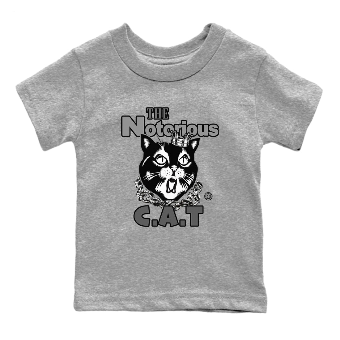 The Notorious Cat snkmatch Tees Kids - Air Jordan 5 Black Cat