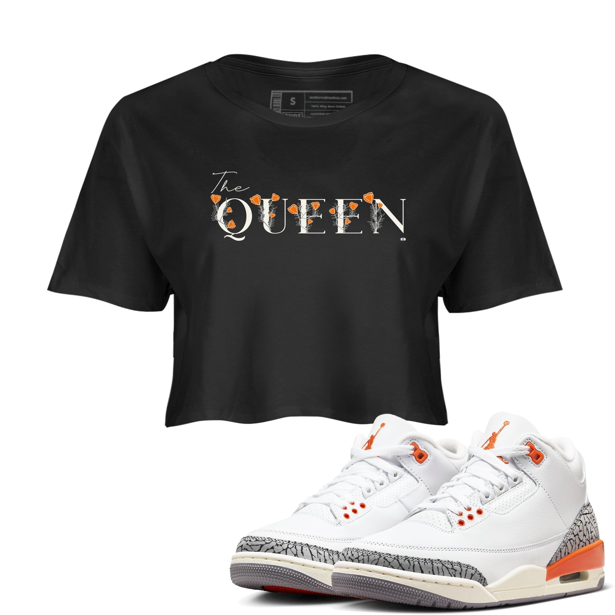 The Queen snkmatch Women's Top - Air Jordan 3 Georgia Peach