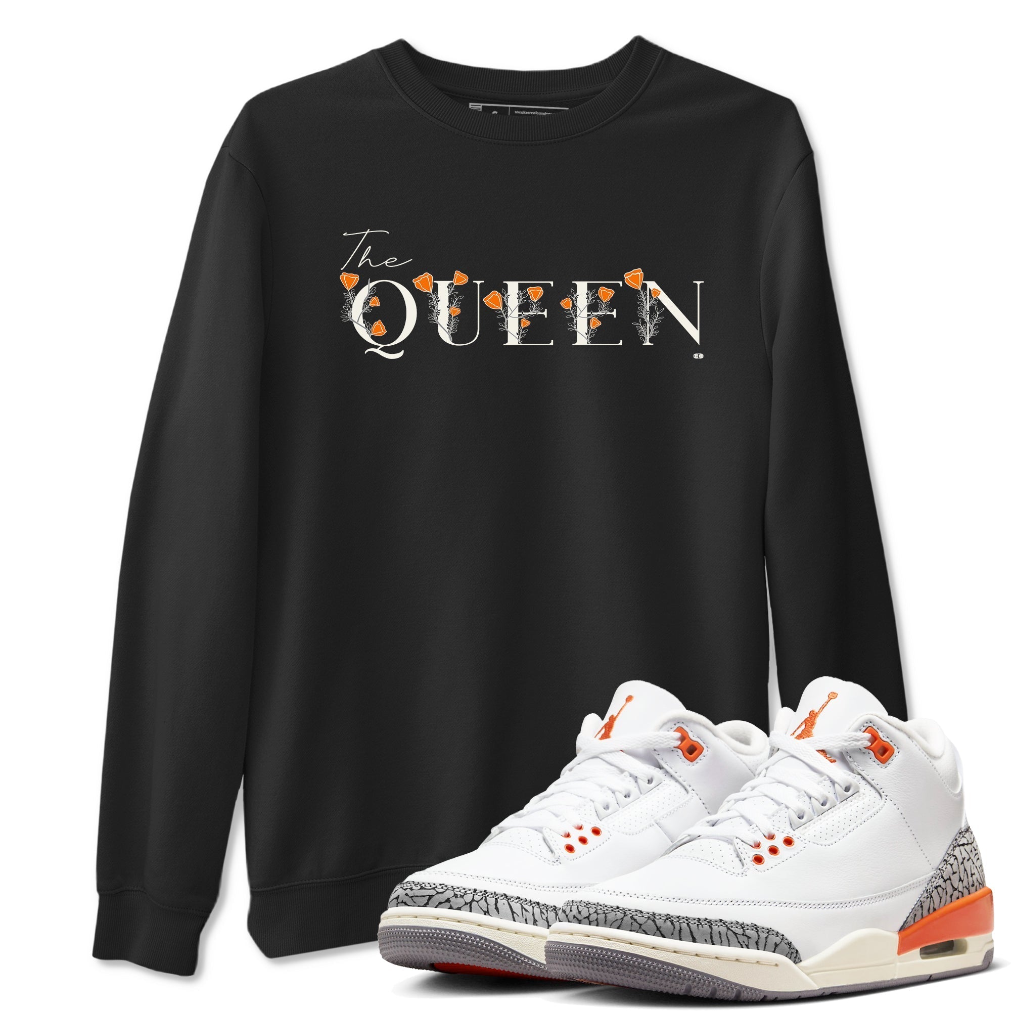 The Queen snkmatch Tees - Air Jordan 3 Georgia Peach