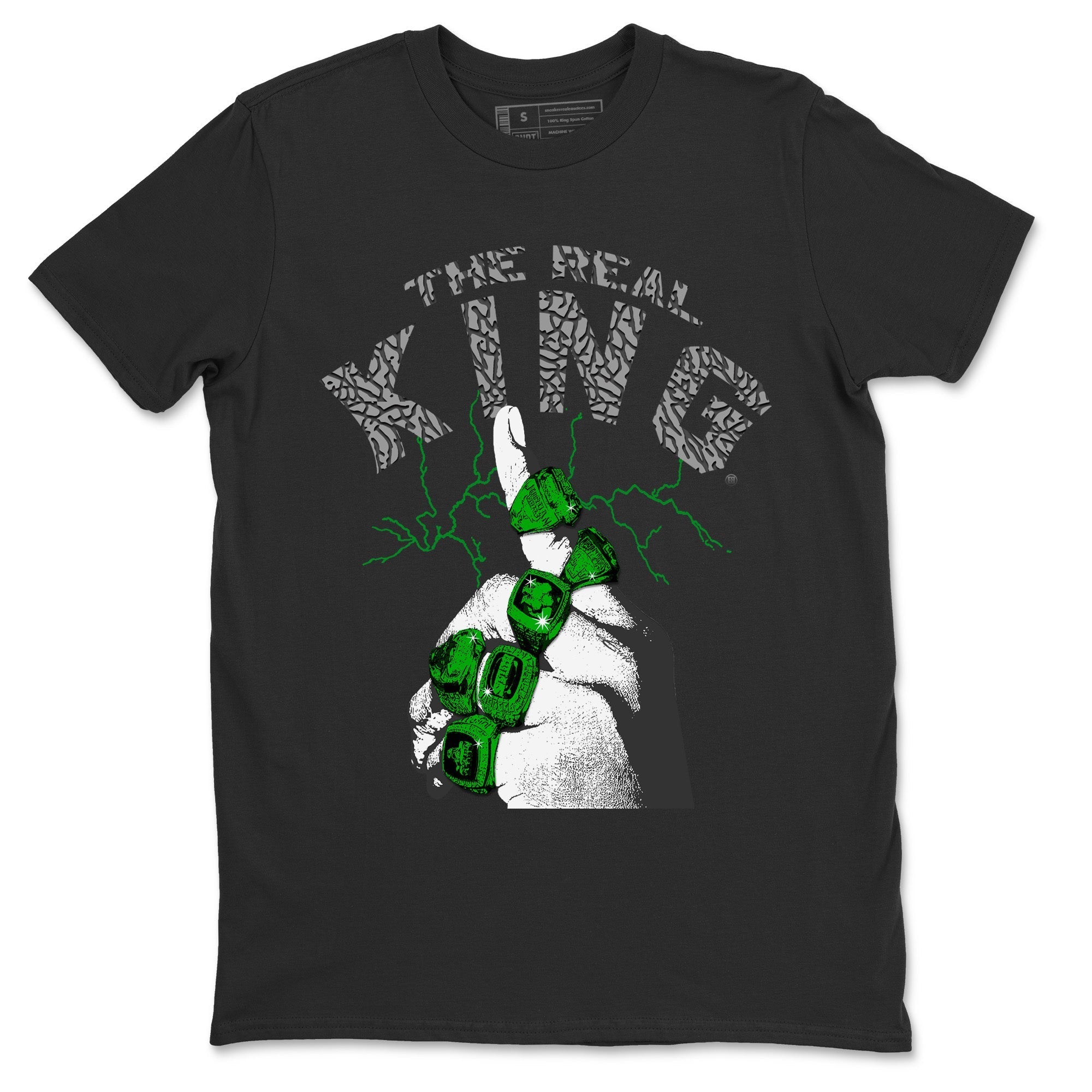 The Real King Unisex Tops - Air Jordan 3 Lucky Green