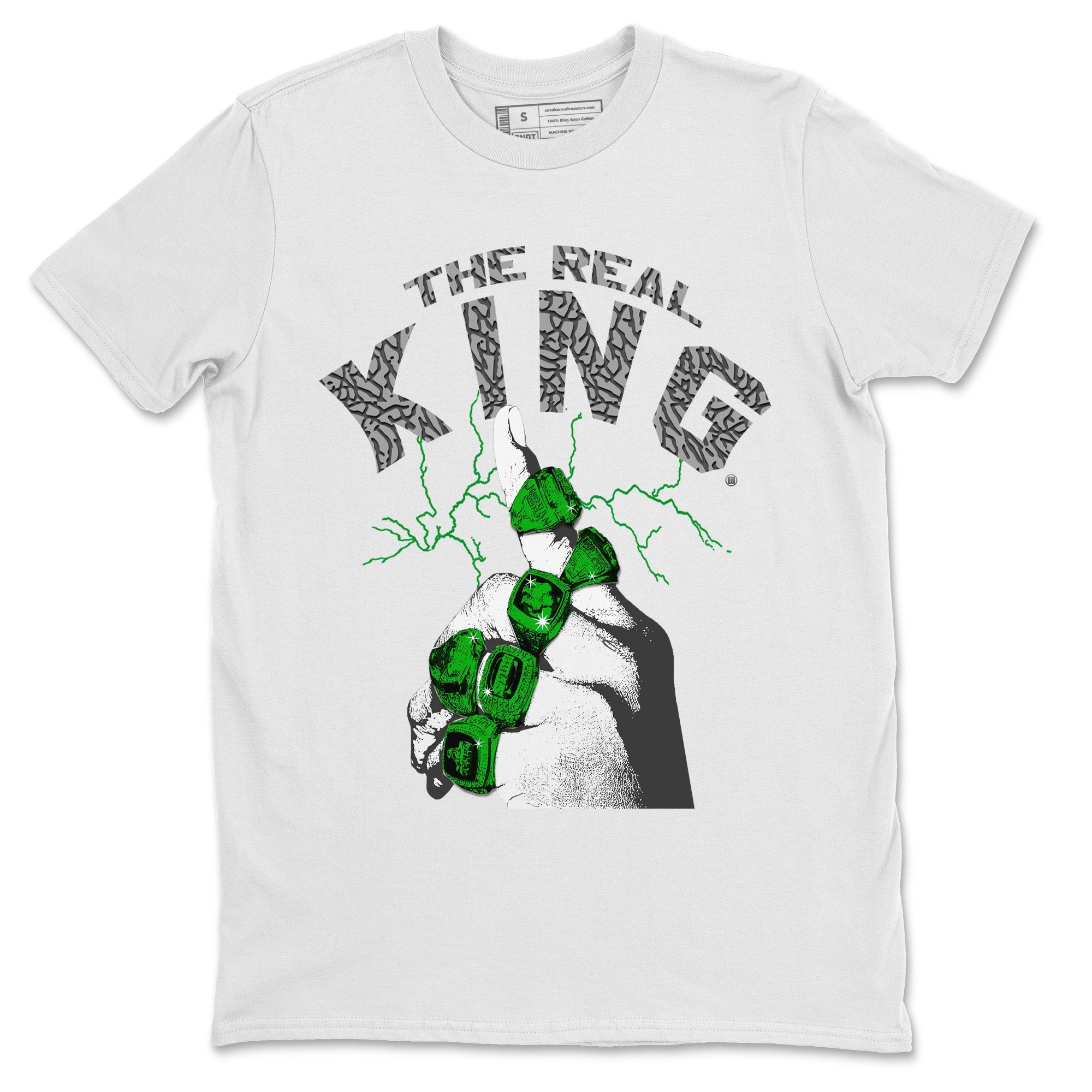 The Real King Unisex Tops - Air Jordan 3 Lucky Green