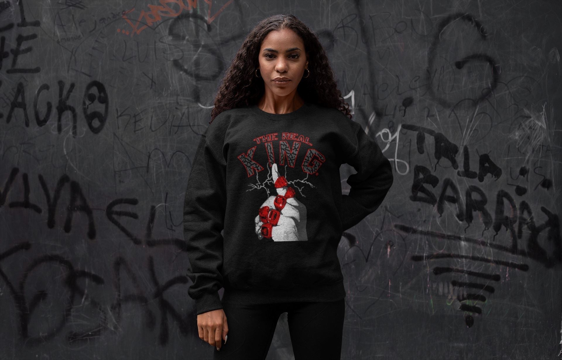 The Real King Unisex Tops - Air Jordan 3 Fire Red