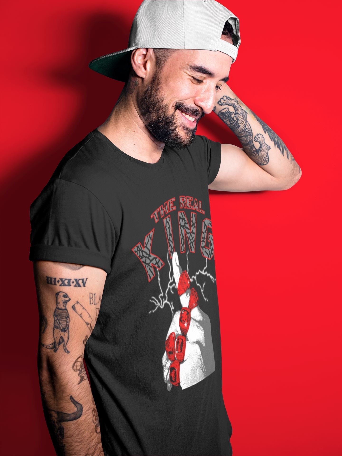 The Real King Unisex Tops - Air Jordan 3 Fire Red