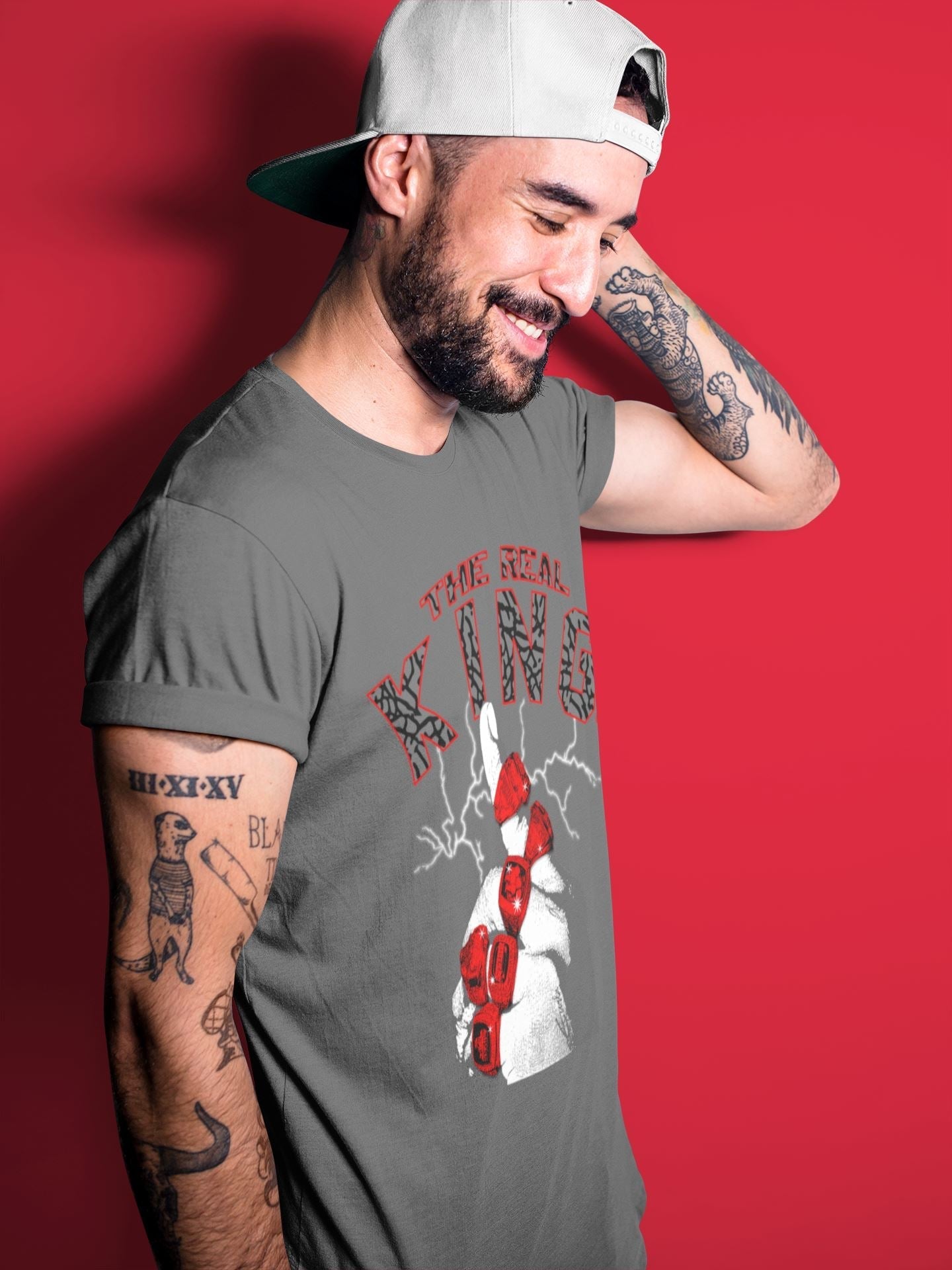 The Real King Unisex Tops - Air Jordan 3 Fire Red