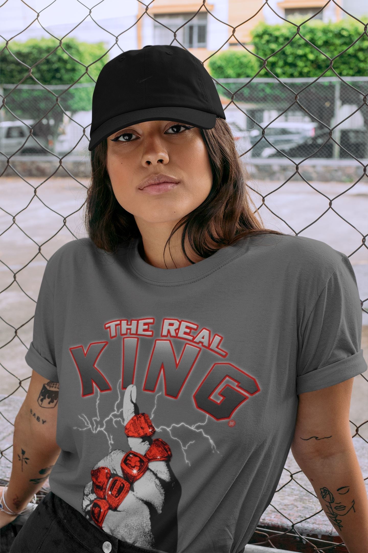 The Real King Unisex Tops - Air Jordan 4 Infrared