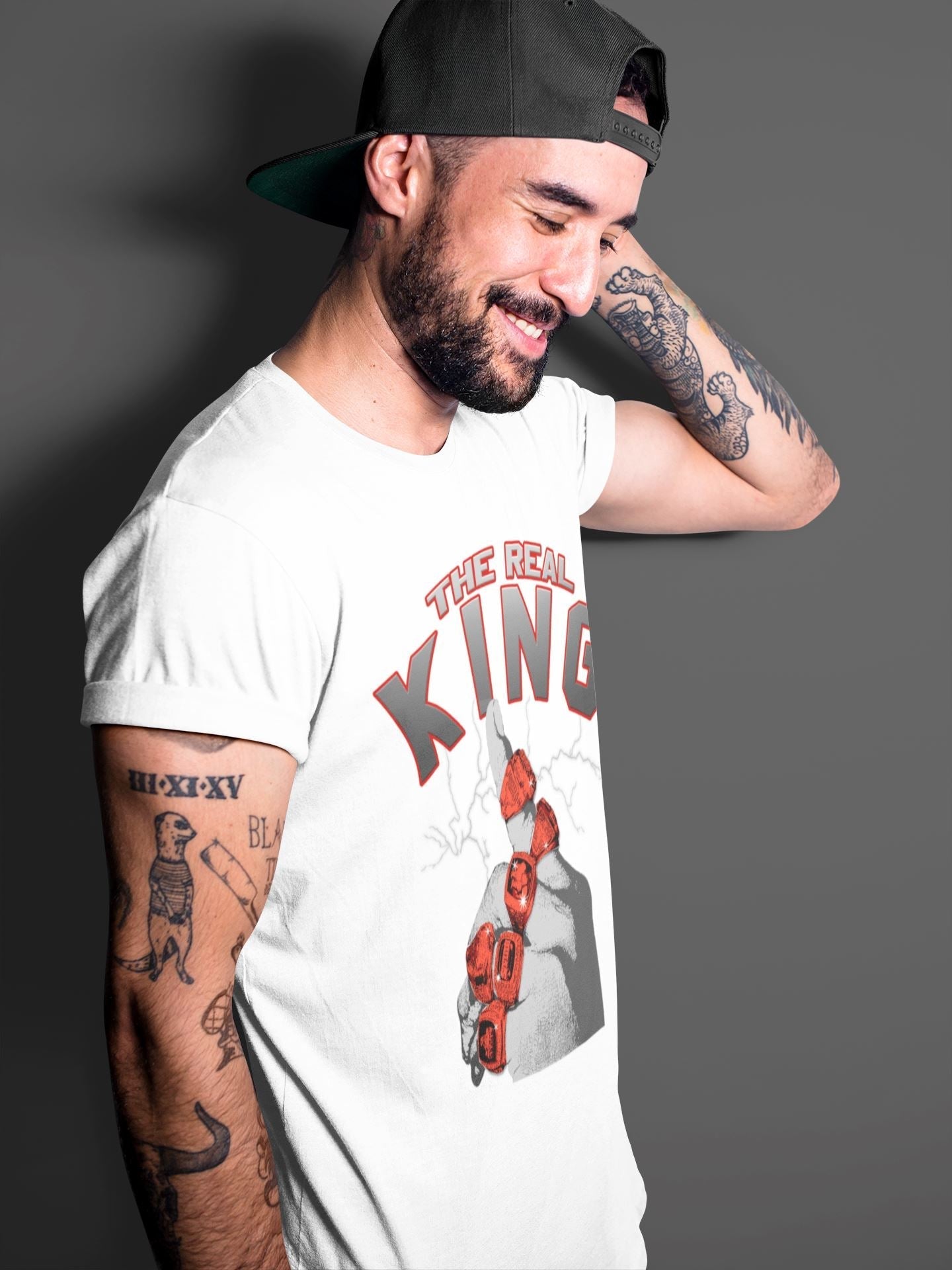 The Real King Unisex Tops - Air Jordan 4 Infrared