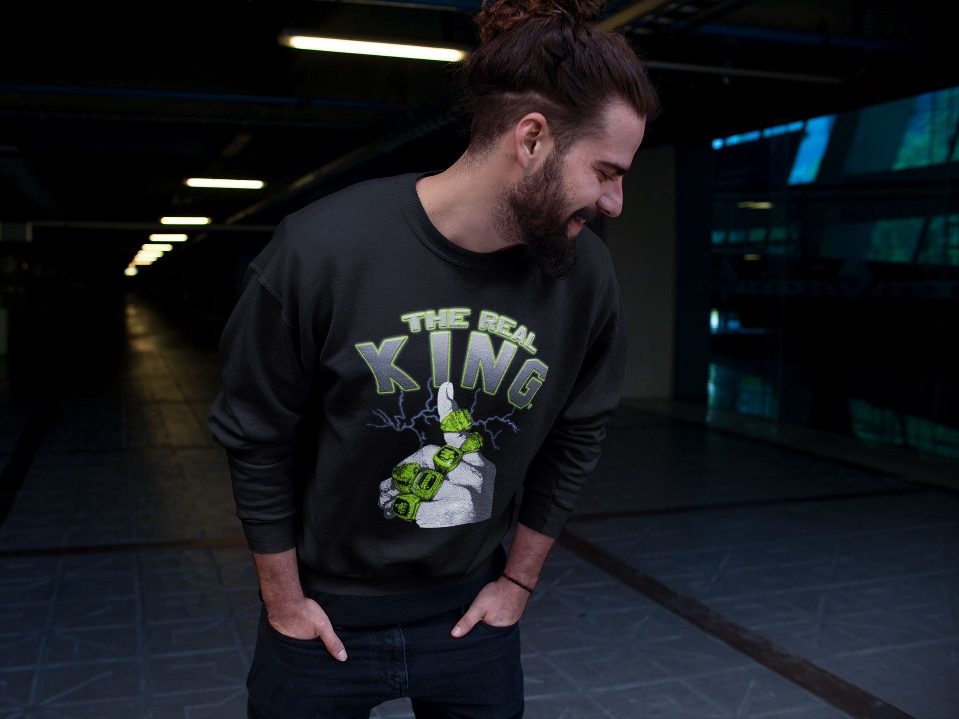 The Real King Unisex Tops - Air Jordan 5 Green Bean