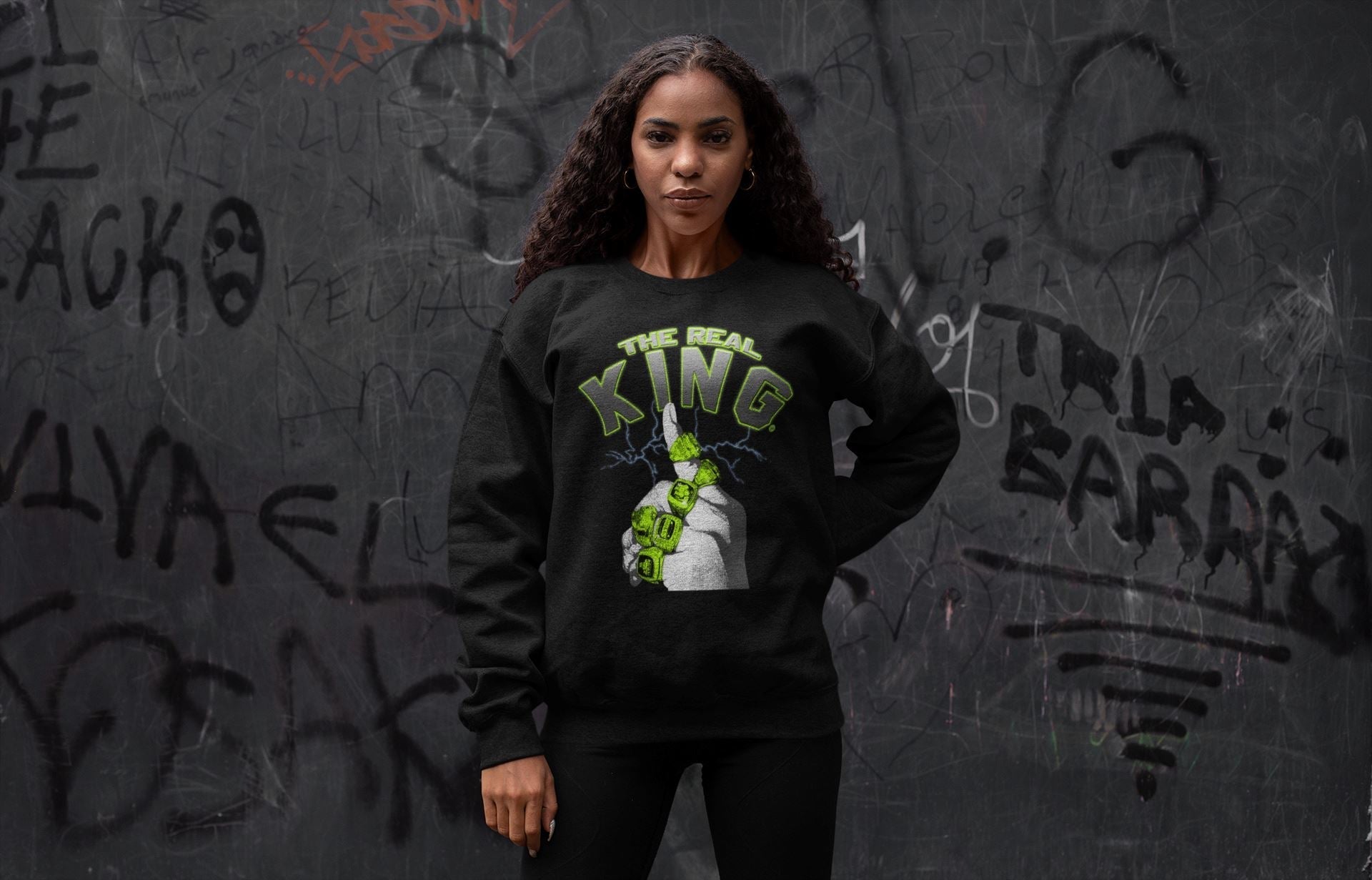 The Real King Unisex Tops - Air Jordan 5 Green Bean