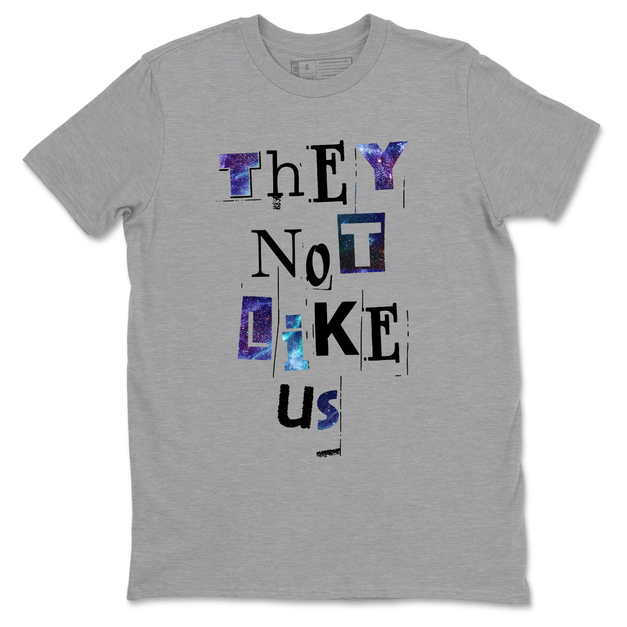 They Not Like Us snkmatch Tees - Air Foamposite One Galaxy