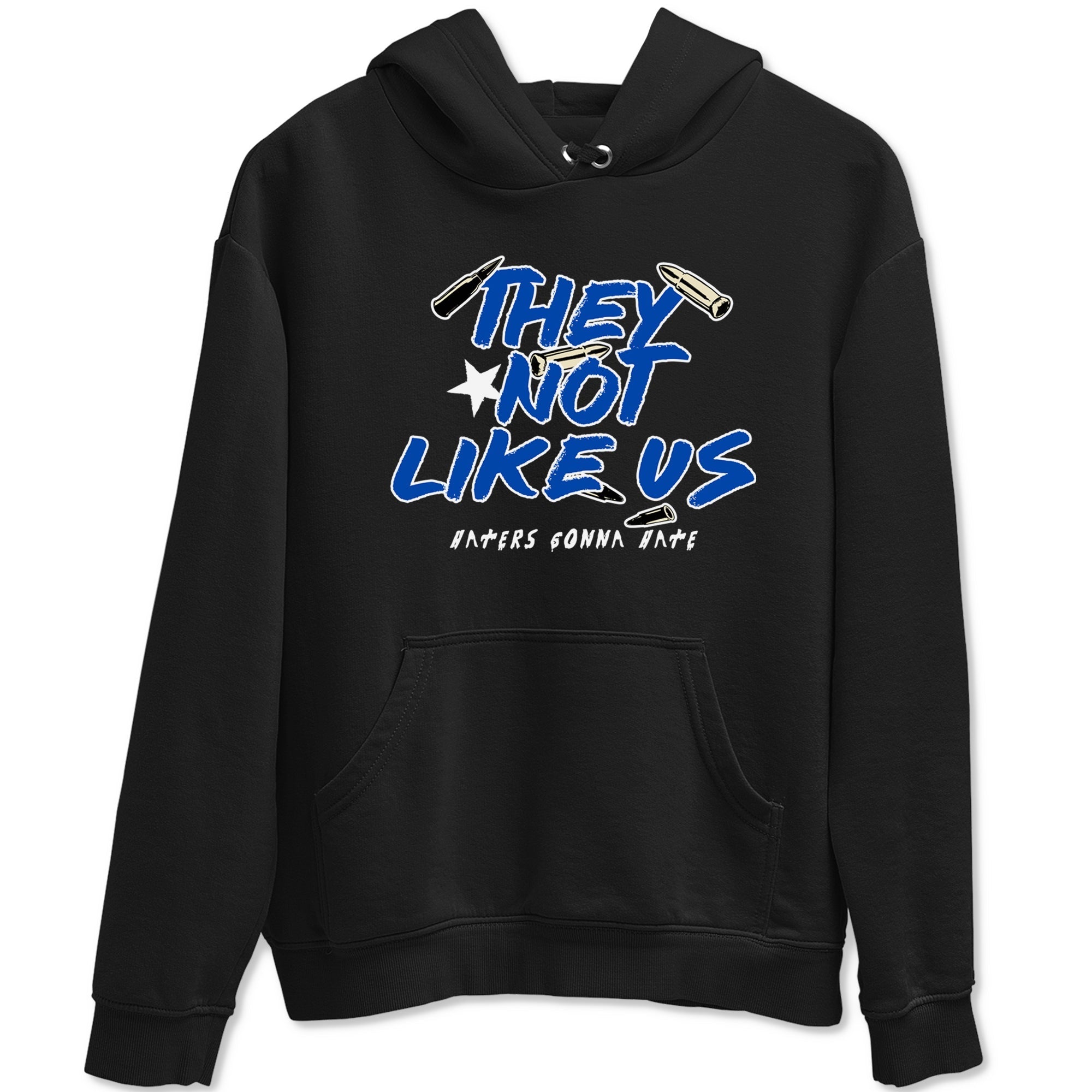 They Not Like Us snkmatch Tees - Air Jordan 1 Game Royal