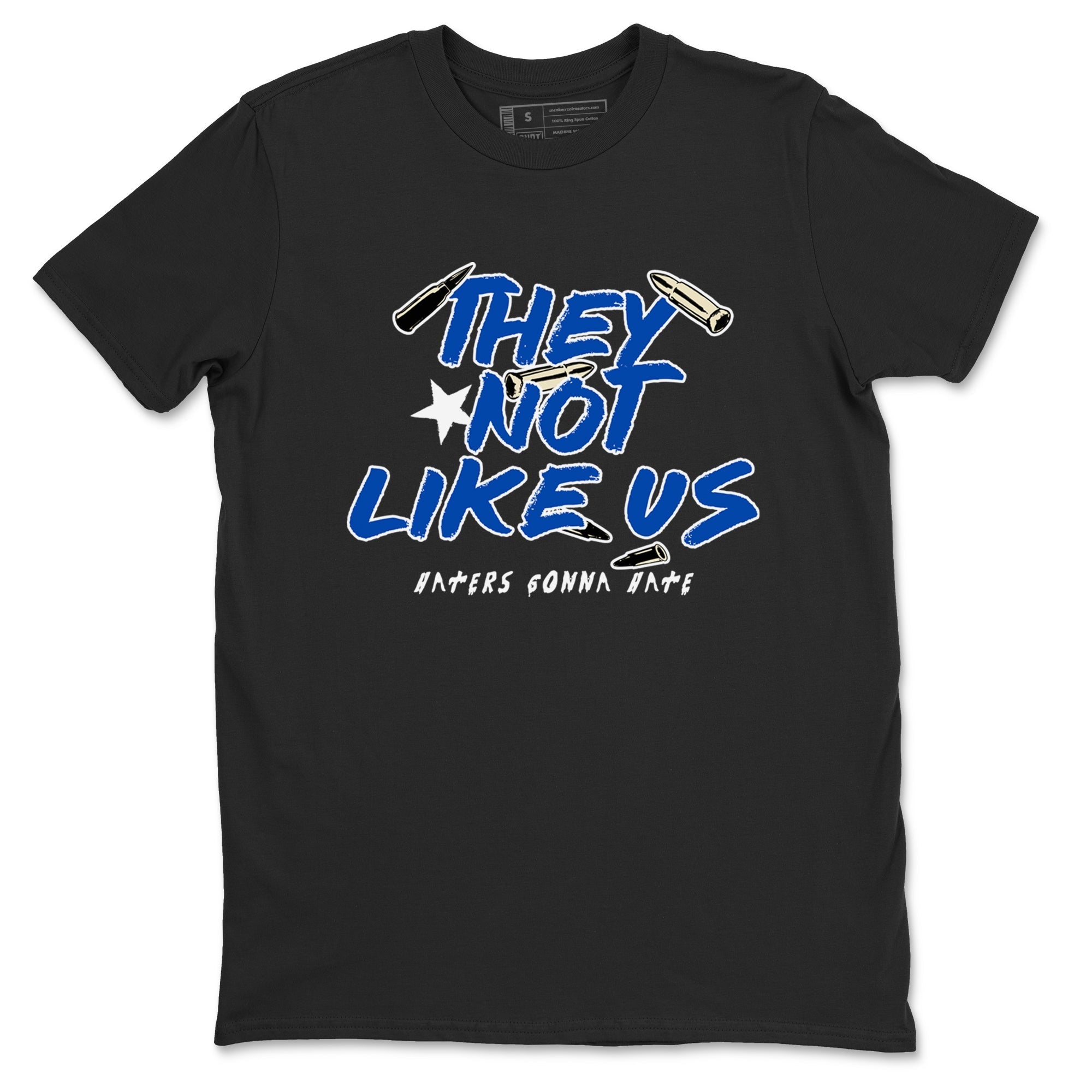 They Not Like Us snkmatch Tees - Air Jordan 1 Game Royal