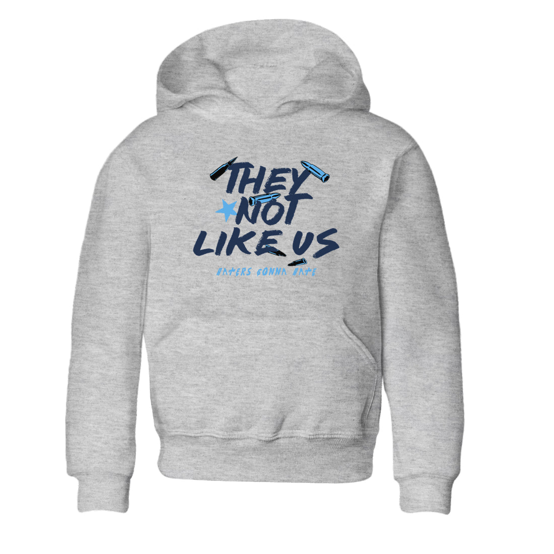 They Not Like Us snkmatch Tees Kids - Air Jordan 1 Obsidian